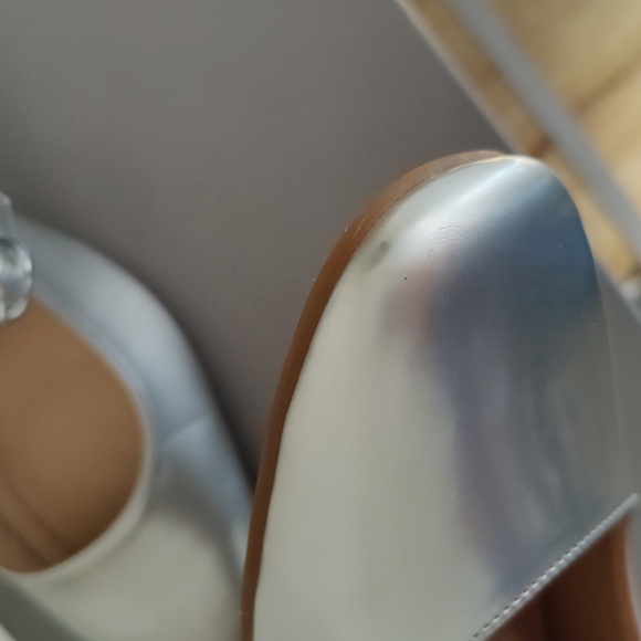 Copper Key Tinsel Patent Mary Jane Pumps in silver - Picture 11 of 12